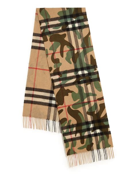 camo burberry scarf|burberry scarf for men.